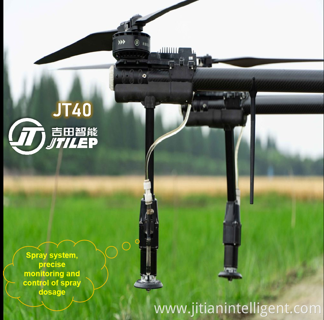 Agricultural drone pesticide spraying system